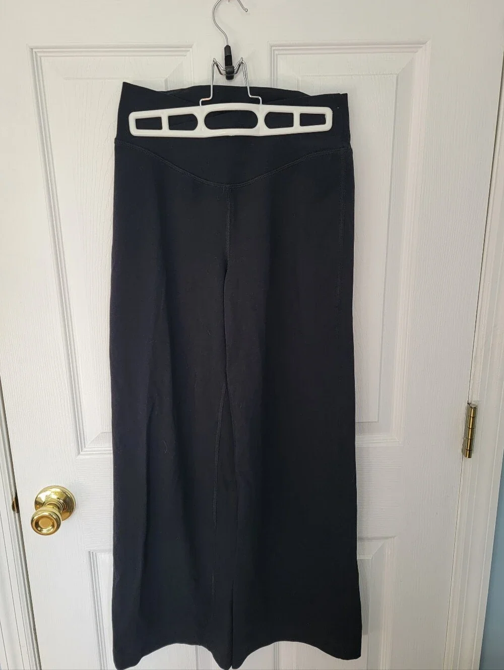 Old Navy Girls Size XL 14-16 PowerChill High-Rise Flare Leggings Black